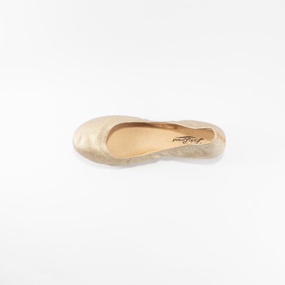 Lucky Brand Womens Emmie Flat Gold Size 5.5 M US - Picture 7 of 8